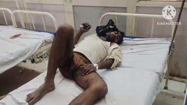 फिरोज़ाबाद: शहर के हाथवंत रोड पर ट्रैक्टर से गिरकर युवक हुआ घायल, उपचार के लिए लाया गया जिला अस्पताल