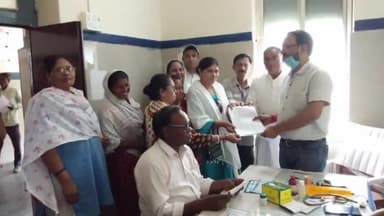 अजयगढ़: 12 सूत्रीय मांगों के समर्थन में अजयगढ में न्यू बहुउद्देशीय स्वास्थ्य कर्मचारी संघ अनिश्चितकालीन हड़ताल पर: बीईई