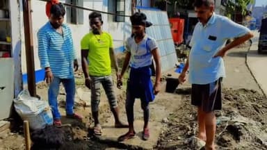 कुर्सेला: कुरसेला अयोध्या गंज बाजार में जल निकासी के नाले का किया गया सफाई