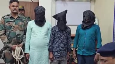 कांके: रांची पुलिस ने अलग अलग स्थानों से चोरी की गाड़ियों में फर्जी नंबर प्लेट लगाकर उपयोग करने वाले 3 आरोपी किए गिरफ्तार