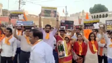 चित्तौड़गढ़: विश्व हिंदू परिषद बजरंग दल ने किया गोल प्याऊ पर सद्बुद्धि हेतु हनुमान चालीसा का पाठ