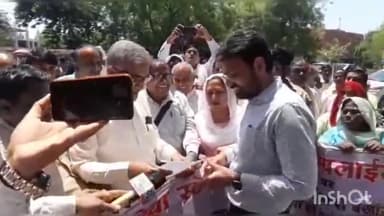 पलवल: जंतर मंतर पर धरने पर बैठी महिला पहलवानों के समर्थन में ऑल इंडिया स्टेट गवर्नमेंट एम्प्लॉई ने लघु सचिवालय में दिया ज्ञापन