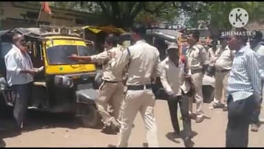 हटा: शहर में संचालित ऑटो चालकों के विरुद्ध हटा थाना पुलिस ने कार्रवाई करते हुए नियम विरुद्ध संचालित 6 ऑटो किए जब्त