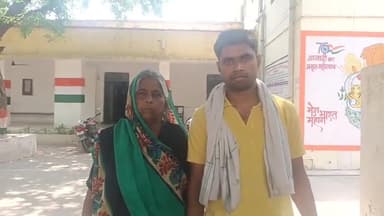 बुलंदशहर: शिकारपुर तहसील के गांव नगला घनश्याम से डीएम कार्यालय पहुंचकर पुत्र और पुत्र वधू के खिलाफ महिला ने कार्रवाई की मांग की