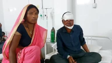 बैतूल नगर: धनिया जान के पास बाइक स्लिप होने से दो व्यक्ति घायल जिला अस्पताल में भर्ती