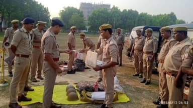 बलरामपुर: पुलिस अधीक्षक बलरामपुर ने पुलिस सिविल लाइन परेड का निरीक्षण  कर दिया आवश्यक दिशा निर्देश