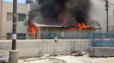 आगरा: एस एन मेडिकल कॉलेज की फार्मेसी में लगी आग, मची अफरा-तफरी