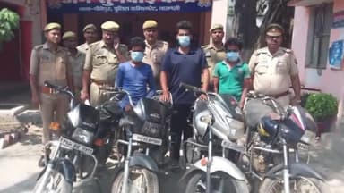 मढ़नी महासीपुर से चौबेपुर पुलिस ने 3 शातिर चोरों को किया गिरफ्तार, आरोपियों से चोरी की 4 मोटरसाइकिल भी बरामद