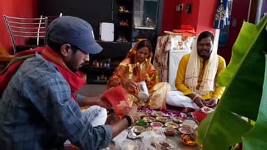 लोहरदगा: लोहरदगा दस दिनों की लंबी यात्रा के बाद लौटे जिप उपाध्यक्ष बिनोद उरांव देश व जिले की खुशहाली की मांगी दुवाएं किया हवनपुजन