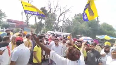 ਸ਼ਾਹਕੋਟ: ਥਾਣੇ ਸਾਹਮਣੇ ਸੁਸ਼ੀਲ ਰਿੰਕੂ ਦੀ ਜਿੱਤ 'ਤੇ ਆਪ ਵਰਕਰਾਂ ਨੇ ਮਨਾਏ ਜਿੱਤ ਦੇ ਜਸ਼ਨ,  ਲੱਡੂਆਂ ਨਾਲ ਕਰਵਾਇਆ ਮੂੰਹ ਮਿੱਠਾ