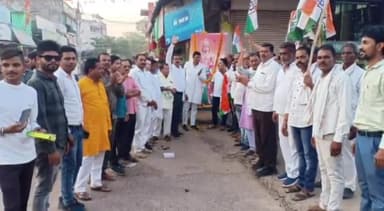 बनखेड़ी: कांग्रेस कमेटी बनखेड़ी ने कर्नाटक विधानसभा चुनाव में पार्टी को मिले बहुमत की खुशी में निकाला विजय जुलूस