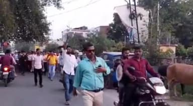 कानपुर: हरिहरनाथ शास्त्री नगर वार्ड में जीत के बाद निर्दलीय प्रत्याशी ने निकाला विजय जुलूस, पुलिस ने नही की कोई कार्रवाई