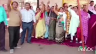 गुना नगर: जिले में नियमित स्वास्थ्य कर्मचारियों की हड़ताल जारी, सरकार ने एएनएम को भी नर्सिंग कैडर से किया बाहर