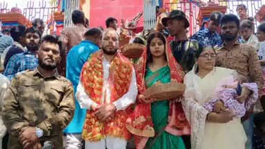 चितरपुर: तिलेश्वर साहू सेना के केंद्रीय अध्यक्ष अरूण साहू सपरिवार पहुंचे रजरप्पा मंदिर, मां छिन्नमस्तिका की पूजा कर लिया आशीर्वाद