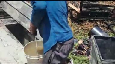 रामनगर: फतेह सराय गांव में अज्ञात कारणों से आग लगने के कारण गृहस्थी का सामान सहित नगदी जलकर हुई राख