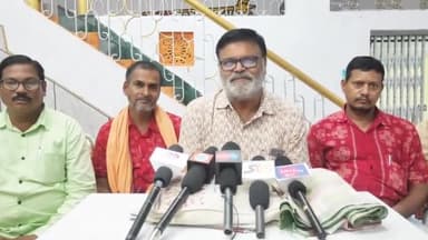 ବରପାଲି: ନୃପରାଜ ଭଣ୍ଡାରଗୃହ ଠାରେ ୧୪୬ତମ ପ୍ରସିଦ୍ଧ ଶୀତଳ ଷଷ୍ଠୀ ଯାତ୍ରା ପାଇଁ ପୂଜା କମିଟି ପକ୍ଷରୁ ସାମ୍ବାଦିକ ସମ୍ମିଳନୀ।