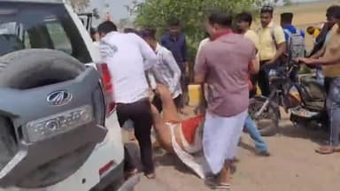 हलसी: हलसी पेट्रोल पंप के समीप अनियंत्रित होकर गड्ढे में गिरे दो बाइक सवार लोग, चालक की हालत गंभीर