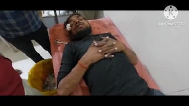 फिरोज़ाबाद: शहर के नगला गोला रोड पर सड़क हादसे में बाइक सवार दो लोग हुए घायल