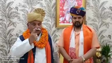 भाकियू भानू राष्ट्रीय अध्यक्ष भानु प्रताप सिंह #ब्रजभूषण शरण सिंह से मुलाकात करने दिल्ली पहुंचे और कहा कि वह निर्दोष हैं