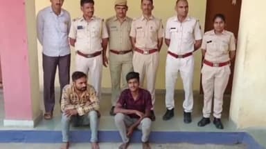 डग: डग पुलिस ने कृषि उपज मंडी के पास से MP निवासी 2 तस्करों से 43 किलो 275 ग्राम गांजा ज़ब्त कर किया गिरफ्तार