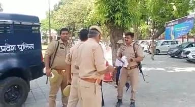 कानपुर: बिकरु कांड के मुख्य आरोपी विकास दुबे के खजांची जय बाजपेई की हुई कानपुर के कोर्ट में पेशी