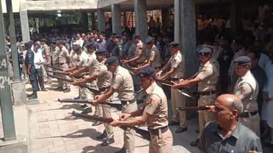 पंचकूला: सांसद रतनलाल कटारिया का पंचकूला में राजकीय सम्मान के साथ हुआ अंतिम संस्कार