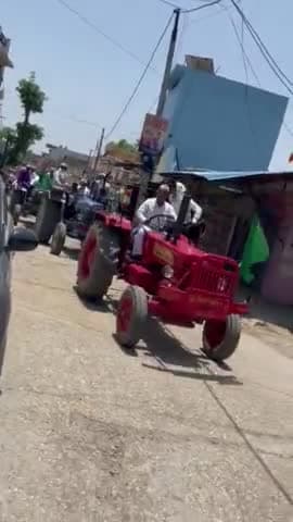 जनपद सहारनपुर भारतीय किसान यूनियन (तोमर) नांगल थाने में धरना प्रदर्शन में कूच करते हुए ।।