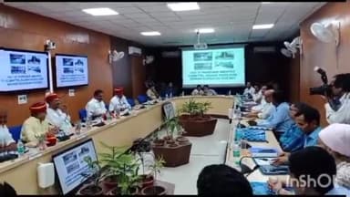 बीकानेर: यात्री सुविधा समिति बोर्ड के अध्यक्ष बीकानेर दौरे पर रहे, अग्रसेन सर्किल स्थित डीआरएम ऑफिस में रेल अधिकारियों की ली बैठक