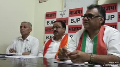 रानीवाड़ा: रानीवाडा भाजपा कार्यालय में सांसद एवं विधायक मीडिया से हुए रूबरू