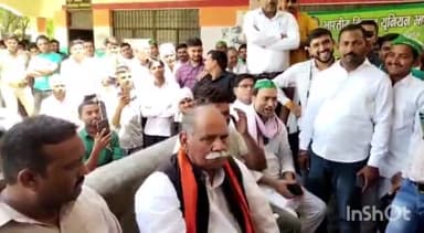 टूंडला: टूंडला तहसील में भारतीय किसान यूनियन भानु के राष्ट्रीय अध्यक्ष के नेतृत्व में शुरू किया गया धरना प्रदर्शन