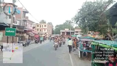 सलोन: पुलिस अधीक्षक के निर्देश पर क्षेत्र में शांति व्यवस्था बनाने के लिए नसीराबाद पुलिस ने कस्बे में किया मार्च