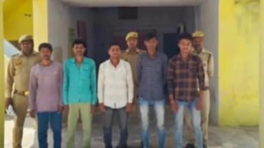 मोठ: शाहजहांपुर पुलिस द्वारा शांति भंग के आरोप में 5 व्यक्तियों को गिरफ्तार कर किया न्यायालय के समक्ष पेश