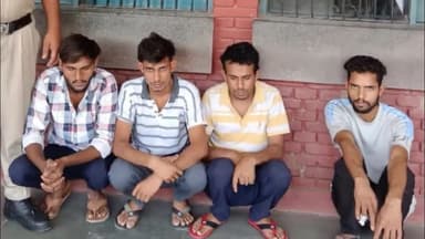 अलेवा: खांडा गांव में सुखबीर हत्याकांड मामले के 4 आरोपियों को अलेवा पुलिस ने गिरफ्तार कर भेजा जेल