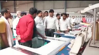 बेतिया: चनपटिया स्टार्टअप जोन का बिहार सरकार के विधि विभाग के मंत्री शमीम अहमद ने किया निरीक्षण।