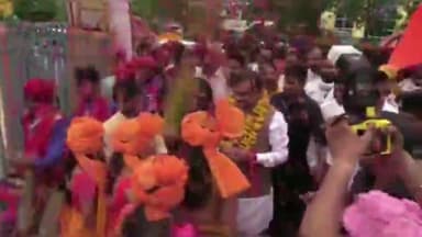 खुरई: खुरई के स्व. महेंद्र प्रताप सिंह पार्क में कैबिनेट मंत्री भूपेन्द्र सिंह ने महाराणा प्रताप की प्रतिमा का अनावरण किया