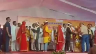 शाहनगर: शाहनगर जनपद पंचायत द्वारा मुख्यमंत्री कन्या विवाह सम्मेलन का किया गया आयोजन, मुख्यमंत्री ने दिया आशीर्वाद