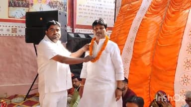 मुज़फ्फरनगर: बझेडी रेलवे अंडरपास स्थित सिद्ध पीठ महादेव मंदिर में मूर्ति स्थापना को लेकर निकाली गई भव्य शोभायात्रा