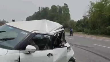 करनाल: तरावड़ी थाना क्षेत्र में पंजाब रोडवेज की बस और कार की टक्कर में एक महिला हुई घायल, मौके पर पहुंची पुलिस