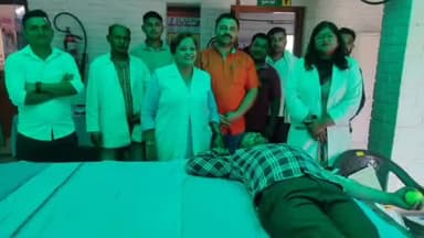 मोरनी: प्राथमिक स्वास्थ्य केंद्र मोरनी में आयोजित रक्तदान शिविर में 71 लोगों ने किया रक्तदान, ब्लॉक समिति सदस्य ने दी जानकारी