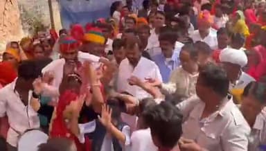 #सिरोही जमोतरा में मेघवाल समाज की ओर  ब्राह्मणी माता प्राण प्रतिष्ठा ने सिरोही विधायक संयम लोढ़ा ने लिया भाग#sirohinews