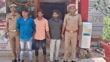 शाहगंज: खेतासराय थाना क्षेत्र अंतर्गत गुरैनी मदरसे के पास चेकिंग के दौरान 3 वांछित अभियुक्तों को पुलिस ने किया गिरफ्तार