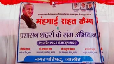 जालौर: जिले में महंगाई राहत कैम्प में हुए 1442114 पंजीकरण, महंगाई राहत कैंपों में पंजीयन करवाने पर लाभार्थियों को मिली राहत