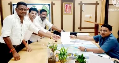 जालौर: व्यापार मंडल संस्थान द्वारा स्वर्ण गिरी दुर्ग पर बीजारोपण एवं एनीकेट बनवाने को लेकर जिला कलेक्टर को सौंपा ज्ञापन