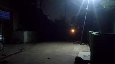 हज़ारीबाग: हजारीबाग शहर व आसपास के विभिन्न क्षेत्रों में आज तीसरे दिन भी ब्लैक आउट