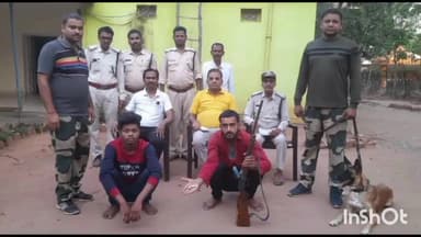 ब्यौहारी: बेडरा में बाघ के शिकार मामले में 2 आरोपियों को वन विभाग की टीम ने पकड़ा, मौके से बाघ के दांत, नाखून व मूंछ के बाल बरामद