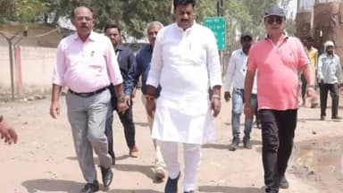 हुज़ूर: विधायक रामेश्वर शर्मा ने पंचवटी कॉलोनी में मुख्य मार्ग के निर्माण कार्य का किया अवलोकन