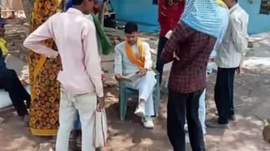 सिमरिया: भाजपा नेता व जिला सहकारी बैंक के पूर्व अध्यक्ष ने सिमरिया तहसील क्षेत्र के आधा दर्जन ग्रामों का किया भ्रमण