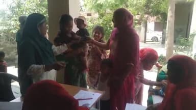 सोनीपत: जिले के विभिन्न बूथों पर 131000 बच्चों को पिलाई पोलियो की दो बूंद, घर-घर जाकर शेष बच्चों को पिलाई जाएगी पोलियो की दवा