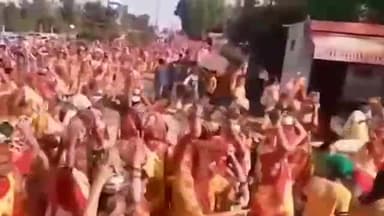 रतलाम नगर: विधायक चैतन्य काश्यप फाउंडेशन द्वारा आयोजित धार्मिक आयोजन आज के शुभारंभ महामंडलेश्वर स्वामी चिदंबरा नंद जी सरस्वती मौजूद