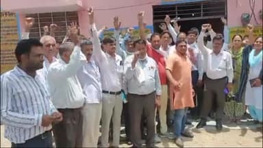 किशनगढ़ बास: तहसील क्षेत्र में कृषि पर्यवेक्षकों ने आंदोलन किया शुरू, किसान मेले और ऑनलाइन कार्य का करेंगे बहिष्कार